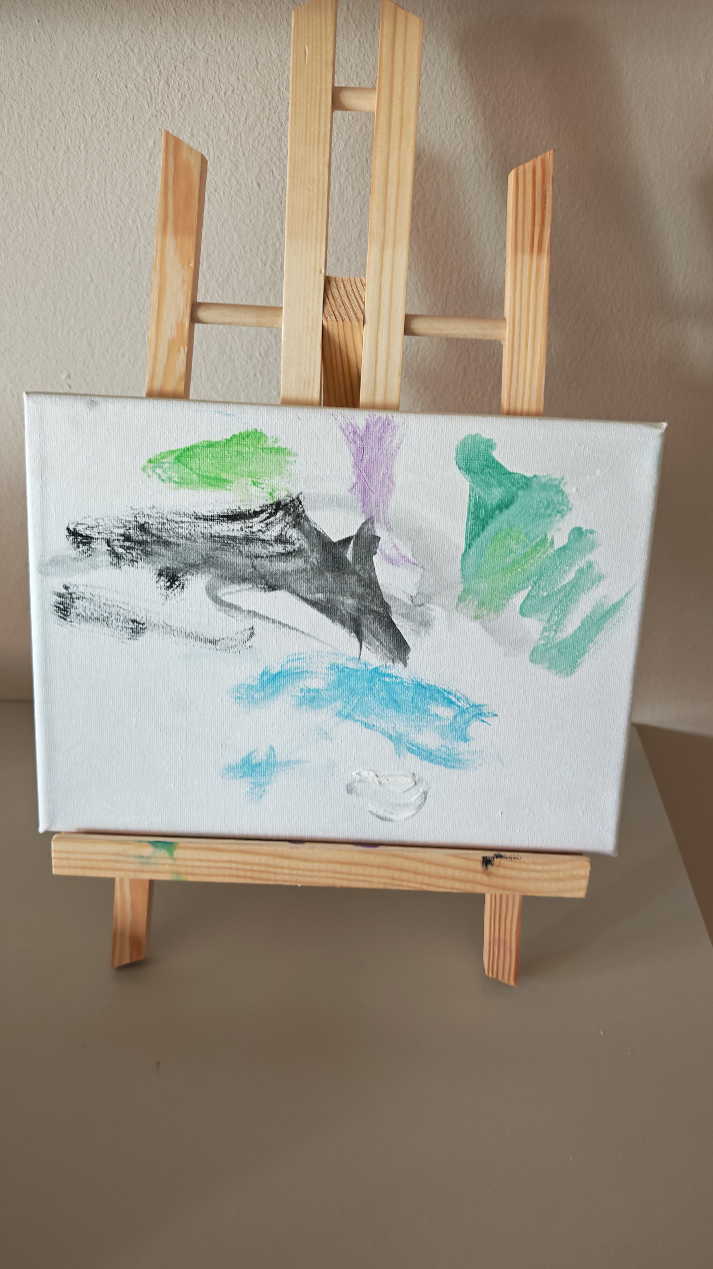 Gemälde Wolf der 5. Tag von Adriana